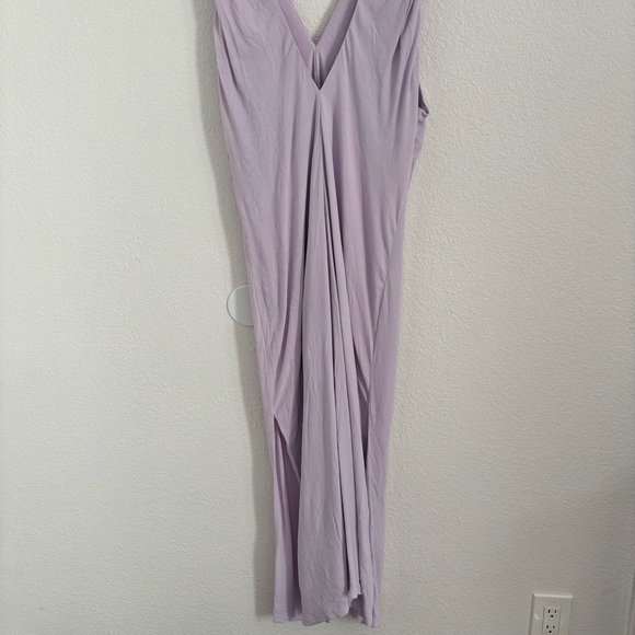 NWT Cris Barros Women's Size 42 (US XL) Light Purple Sleeveless Maxi Dress - Picture 7 of 7